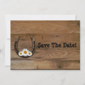 Horseshoe Wedding speichert das Datum Save The Date (Vorderseite)