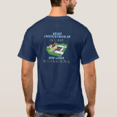 Horseshoe-Werfen Basic Dark T-Shirt (Rückseite)