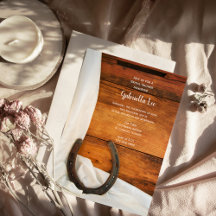 Horseshoe White Satin Country Brautparty