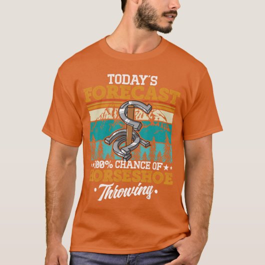 Horseshoehrowing Game Playing Pitchingossing boy g T-Shirt (Vorderseite)