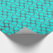 Horseshoes 30" x 6' Glossy Wrapping Paper Geschenkpapier (Ecke)