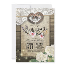 Horseshoes Heart Lace Hydrangea Junggeselinnen-Abs