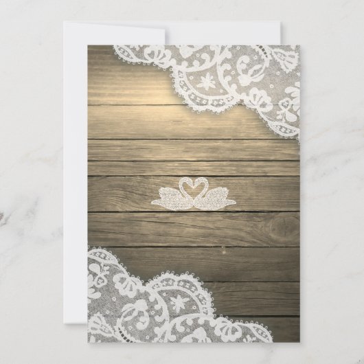 Horseshoes Hydrangea Country Hochzeit Save the Dat Date (Rückseite)