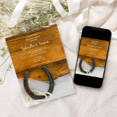 Horseshos und Perlen Landstall Probe Abendessen Einladung