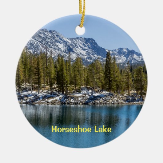 Horseshosee, Mammoth Seen, CA Keramikornament (Vorne)