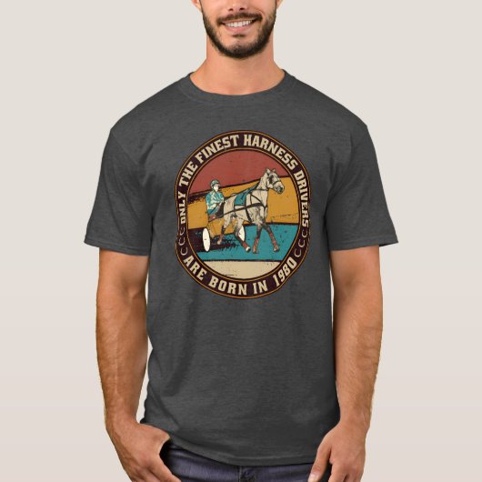 HorsesrottingIm Jahr 1980 geborene Fahrer T-Shirt (Vorderseite)