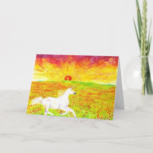 horsesunset karte (Vorderseite)