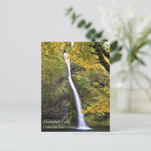 Horsetail Falls, Columbia River Gorge, Oregon Post Postkarte (Stehend Vorderseite)