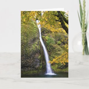 Horsetail Falls, Columbia River Schlucht, Oregon Karte