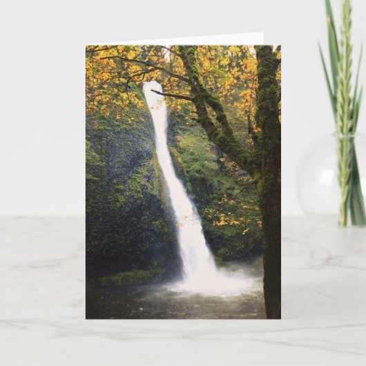 Horsetail Falls, Oregon Karte (Vorderseite)