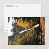 Horsetail Falls, Oregon Postkarte (Vorne/Hinten)