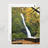 Horsetail Falls Postkarte (Vorne/Hinten)
