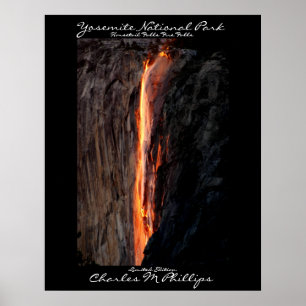 Horsetail fällt Brandfälle Poster