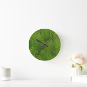 Horsetail Ferns Runde Wanduhr (Zuhause)