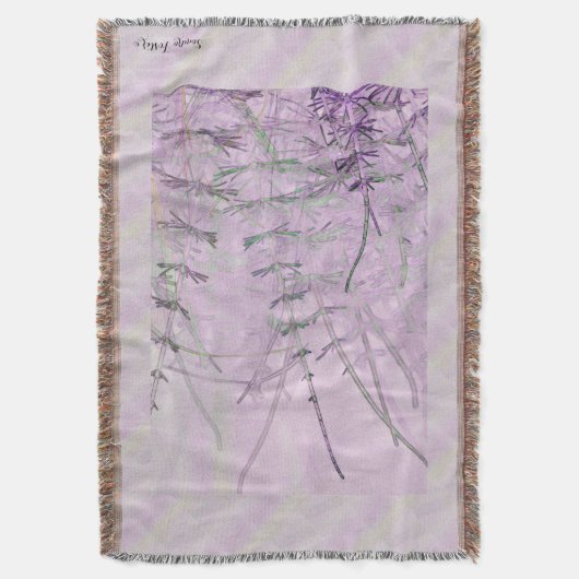 Horsetail Grass/Stems Decke (Vorderseite Vertikal)