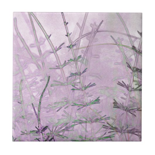 Horsetail Grass/Stems Fliese (Vorderseite)