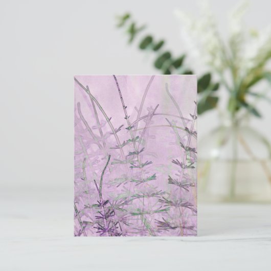 Horsetail Grass/Stems Postkarte (Stehend Vorderseite)