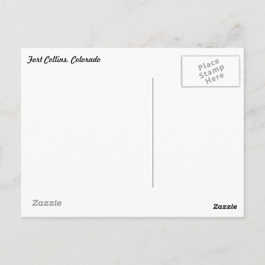 Horsetooth Reservoir Colorado Postcard Postkarte (Rückseite)