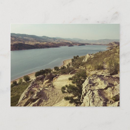 Horsetooth Reservoir Colorado Postkarte (Vorderseite)