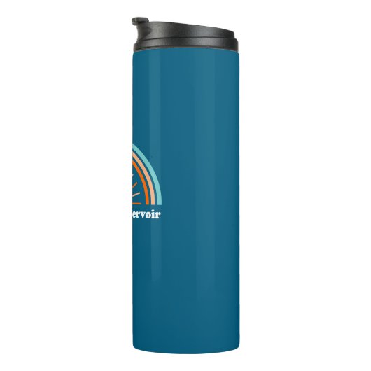 Horsetooth Reservoir Colorado Rainbow Thermosbecher (Nach rechts gedreht)