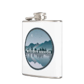 Horsetooth Reservoir Colorado Reflection Flachmann (Links)