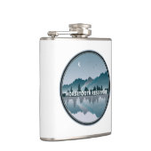 Horsetooth Reservoir Colorado Reflection Flachmann (Rechts)