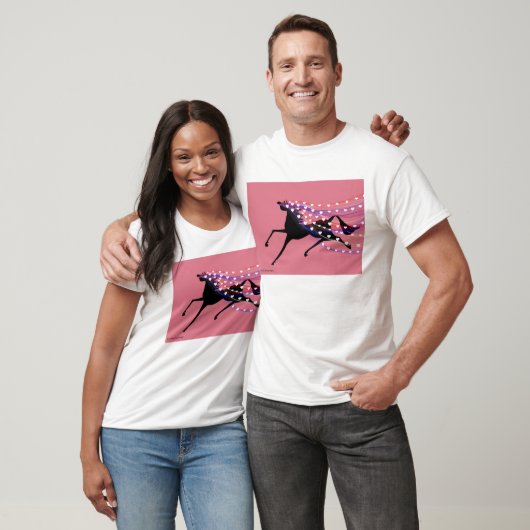 HorseWithValentine Schleier T-Shirt (Unisex)