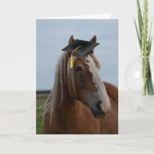 Horsey Abschluss Karte