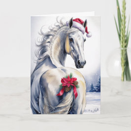  Horsey Christmas Greeting Card  Feiertagskarte