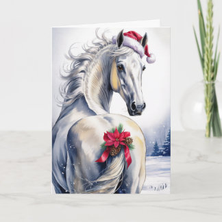 Horsey Christmas Greeting Card Feiertagskarte