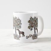 horsey Essen $ tree Diese Version hat mehr Blätter Jumbo-Tasse (Vorderseite Rechts)