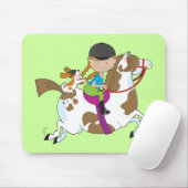 Horsey Stechpalme Mousepad (Mit Mouse)