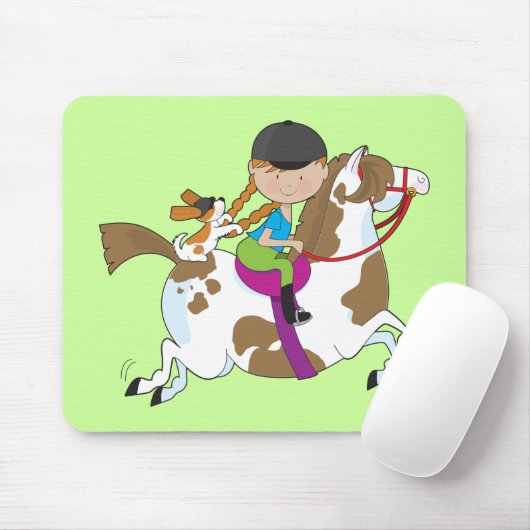 Horsey Stechpalme Mousepad (Mit Mouse)