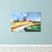 Horsey Windpumpe Leinwanddruck (Insitu (Holzboden))