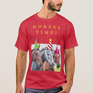 Horsey Zeit für Pferdefreunde T-Shirt