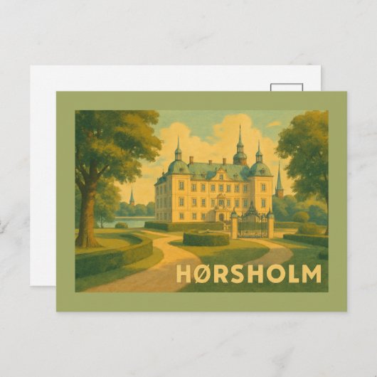 Hørsholm Dänemark Church Postkarte (Vorne/Hinten)