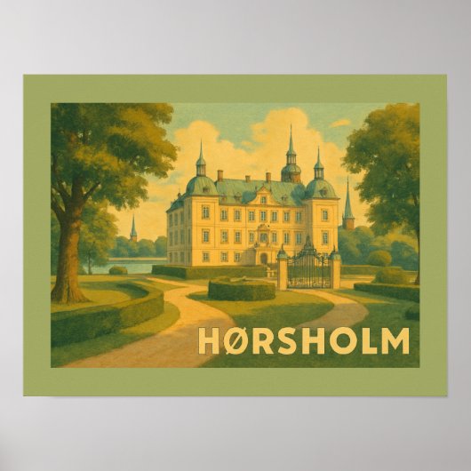 Hørsholm Dänemark Kirche Poster (Vorne)