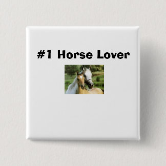horsie, Liebhaber des Pferd#1 Button