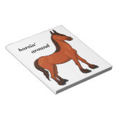 HORSIN' RUND NOTIZBLOCK (angewinkelt)