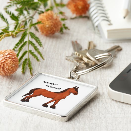 HORSIN' RUND SCHLÜSSELANHÄNGER (Seite)