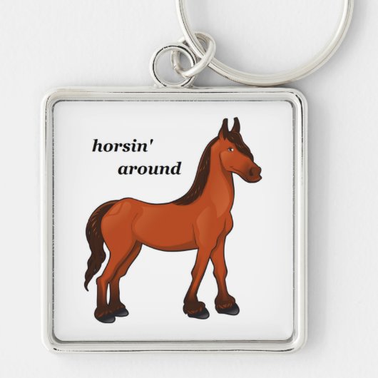 HORSIN' RUND SCHLÜSSELANHÄNGER (Vorne)