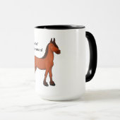 HORSIN' RUND TASSE (VorderseiteRechts)