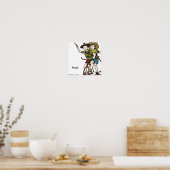 Horsinumdruck Poster (Küche)