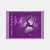 Hörst du die Musik? Fleecedecke (Vorderseite (Horizontal))