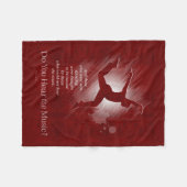 Hörst du die Musik? Fleecedecke (Vorderseite (Horizontal))