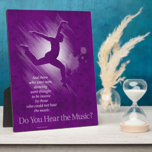 Hörst du die Musik? Tafel Fotoplatte