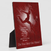 Hörst du die Musik? Tafel Fotoplatte (Seite)