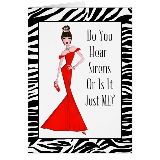 "Hörst du Sirenen oder ist es nur ich?" (Vorne)