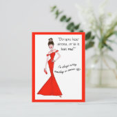 Hörst du Sirenen, oder nur ich? Postkarten (Stehend Vorderseite)