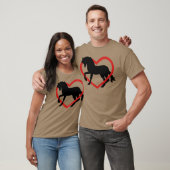 Horst in Heart lustig T-Shirt (Unisex)